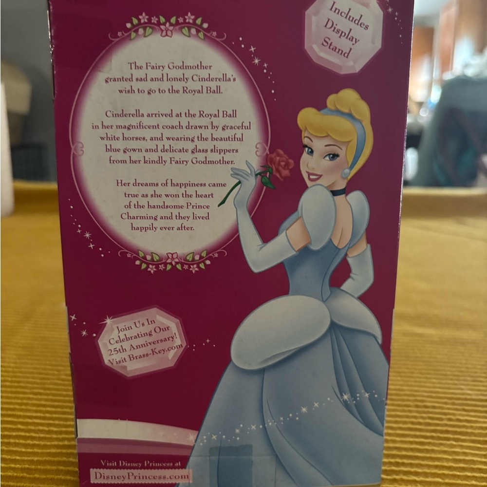 Disney Cinderella Doll in Sparkling Silver and Blue Gown - Picture 3 of 4